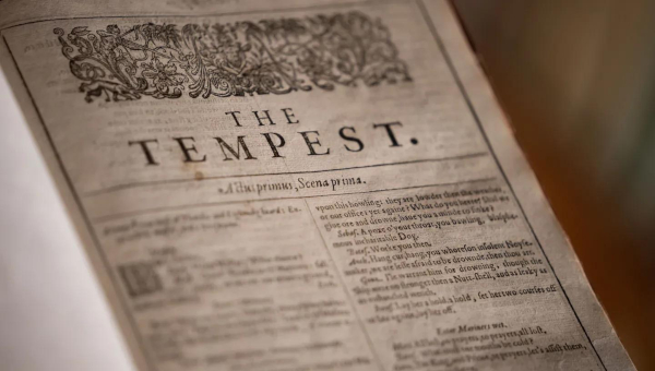 Страница «The Tempest» из First Folio Уильяма Шекспира, 1623 Страница «The Tempest» из First Folio Уильяма Шекспира, 1623